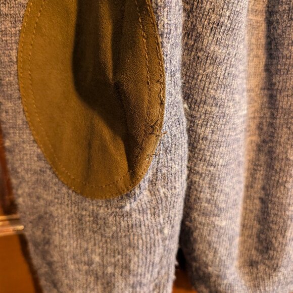 J Crew Rugged Elbow Patch Sweater - Picture 6 of 7